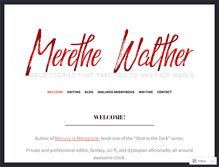 Tablet Screenshot of merethewalther.com